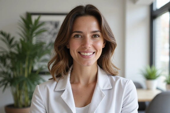 Contact person smiling